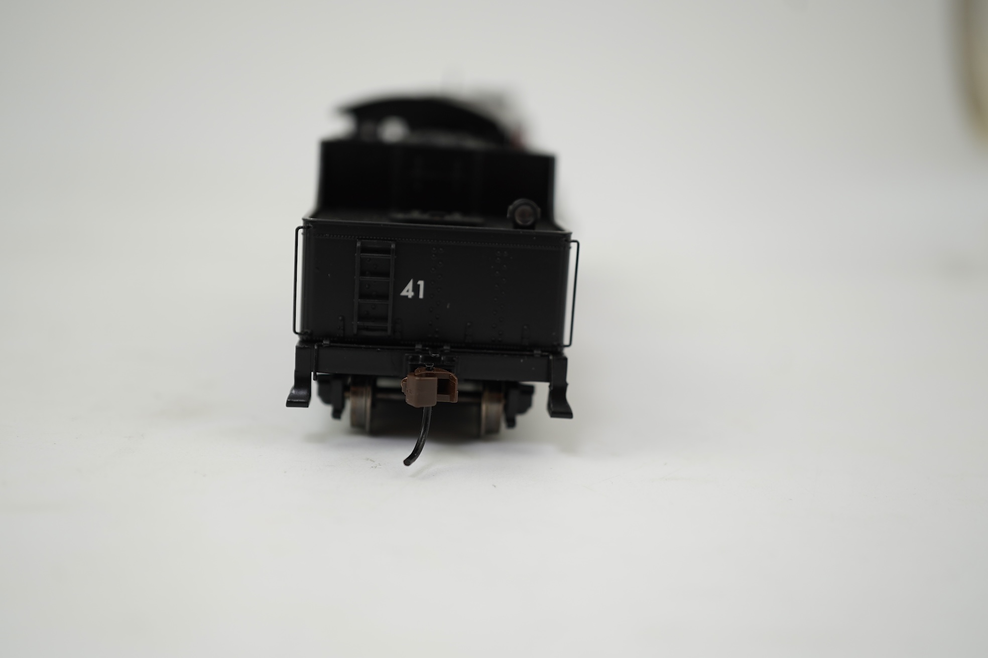 Three boxed HO gauge Bachmann Union Pacific locomotives; (51705) model of ALCO, 41, 2-6-0 locomotive with bogie tender, together with (51501) model of Prairie, 1836, 2-6-2 locomotive with bogie tender, and (50701) model